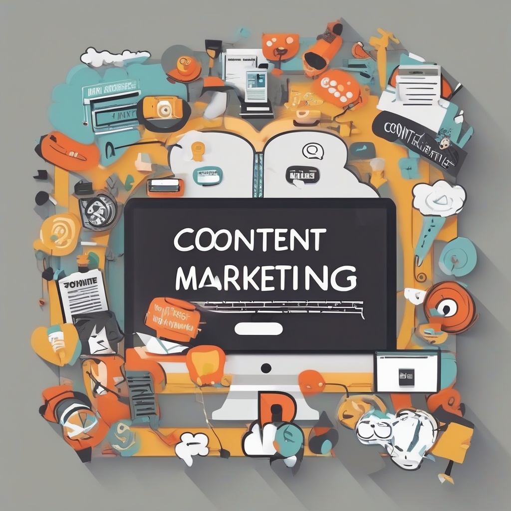 Content marketing concept